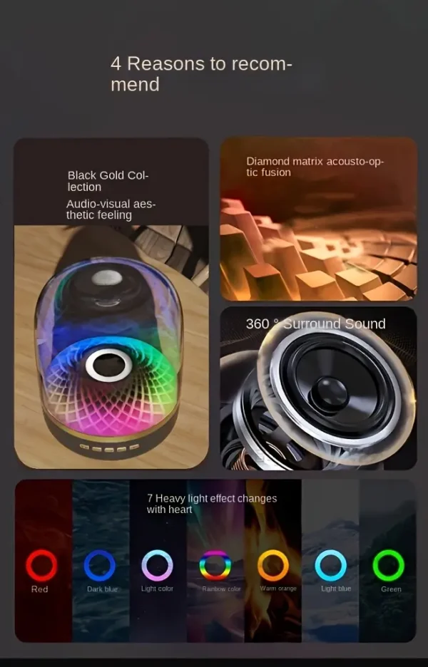 Wireless Mini Stereo Speaker - Image 6